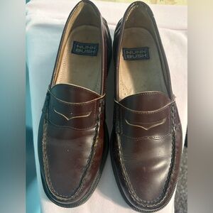 Nunn Bush Men's Dark Brown Leather Penny Loafers